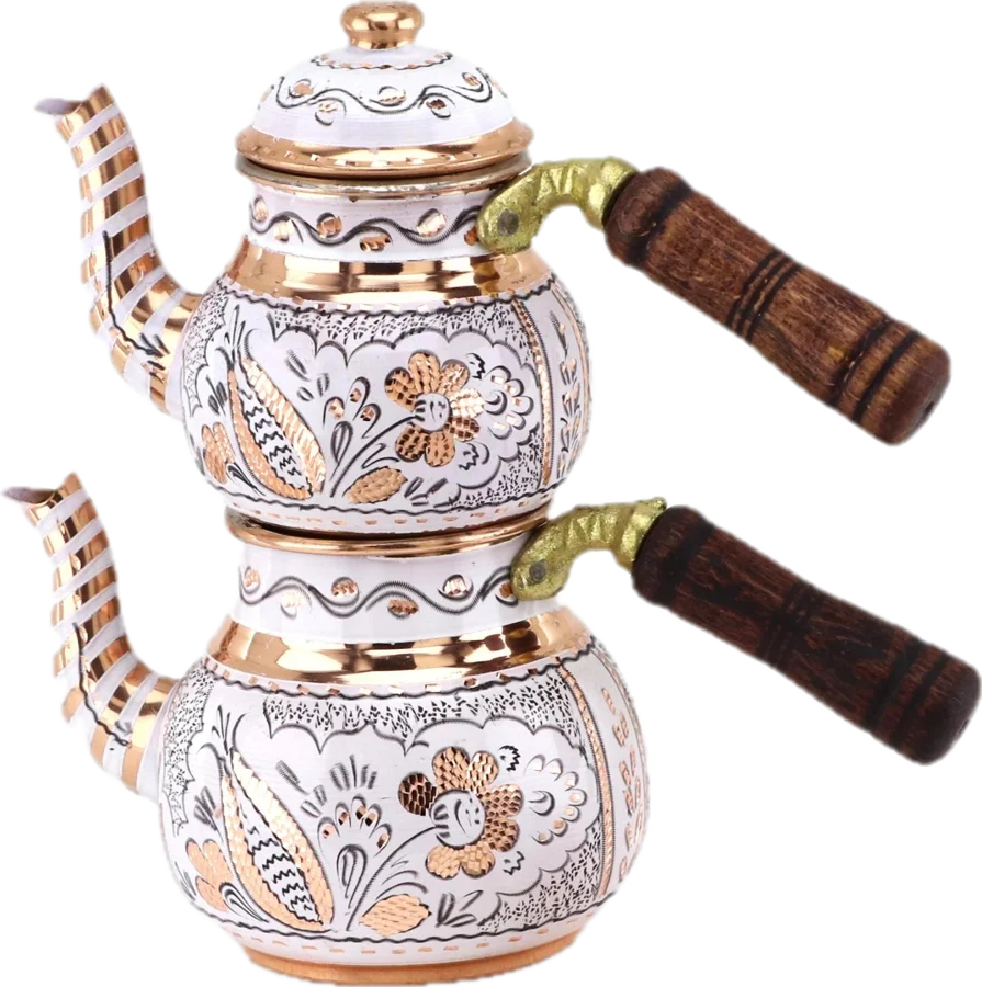 Teapot, 850 ml, white finish