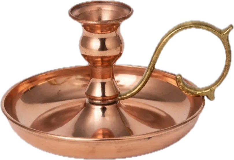 Copper candlestick, copper