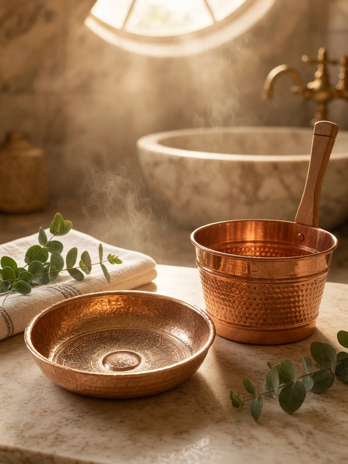 Bath & spa: handmade copper bath & spa