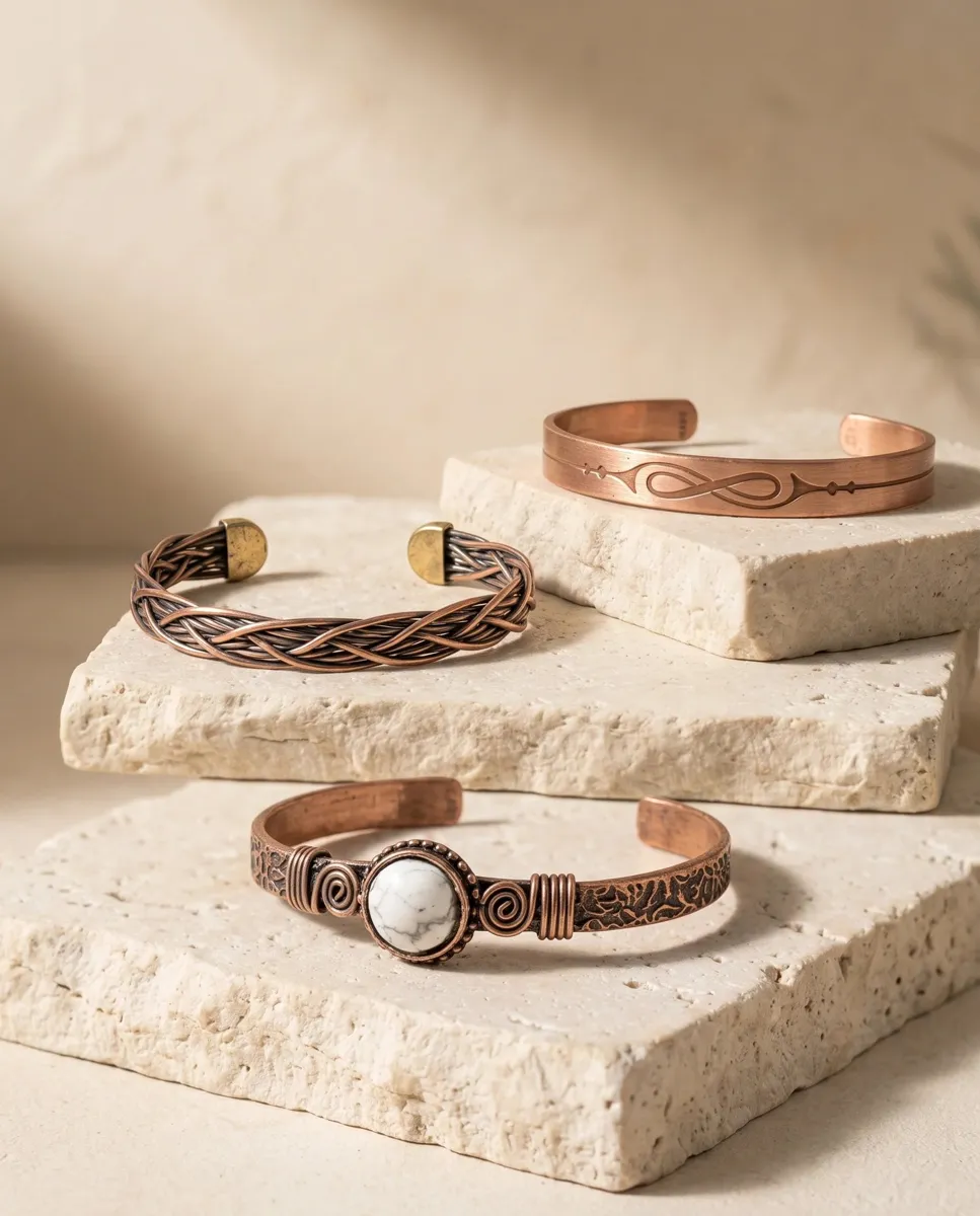 Copper jewellery: handmade copper copper jewellery
