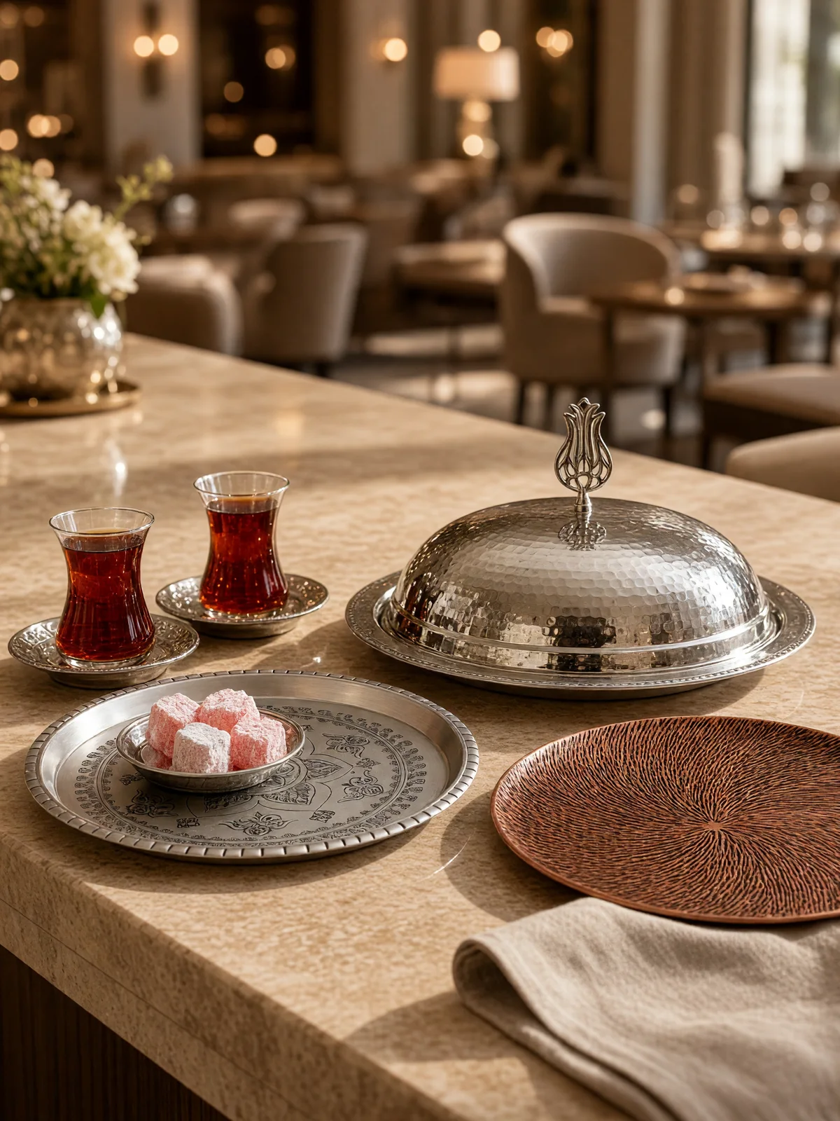 Trays & sini: handmade copper trays & sini